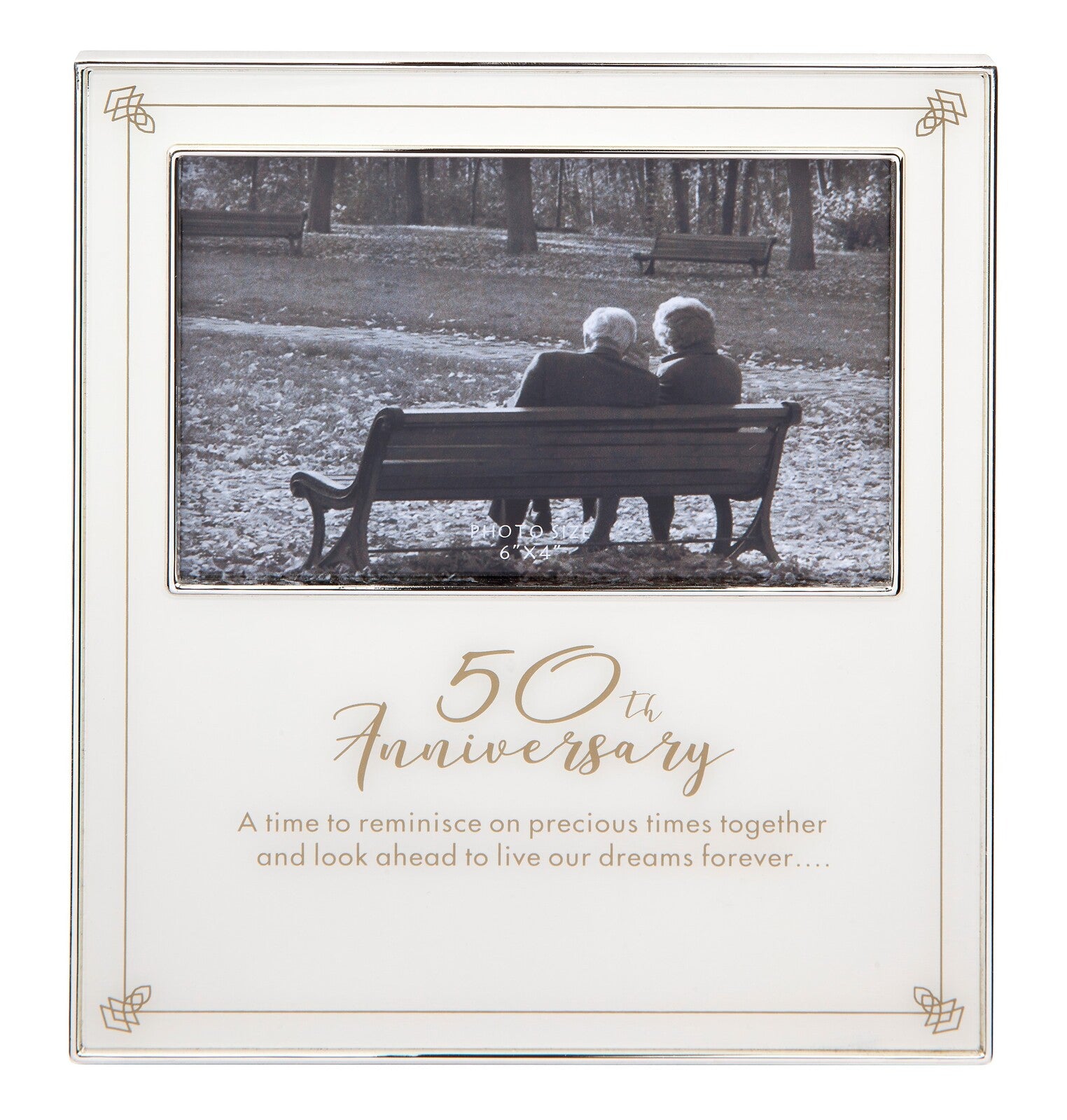 Frame - 50th Anniversary with Engrave<br> 6X4