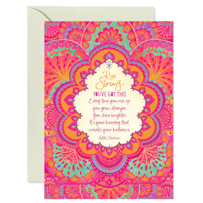 Rise Strong Greeting Card