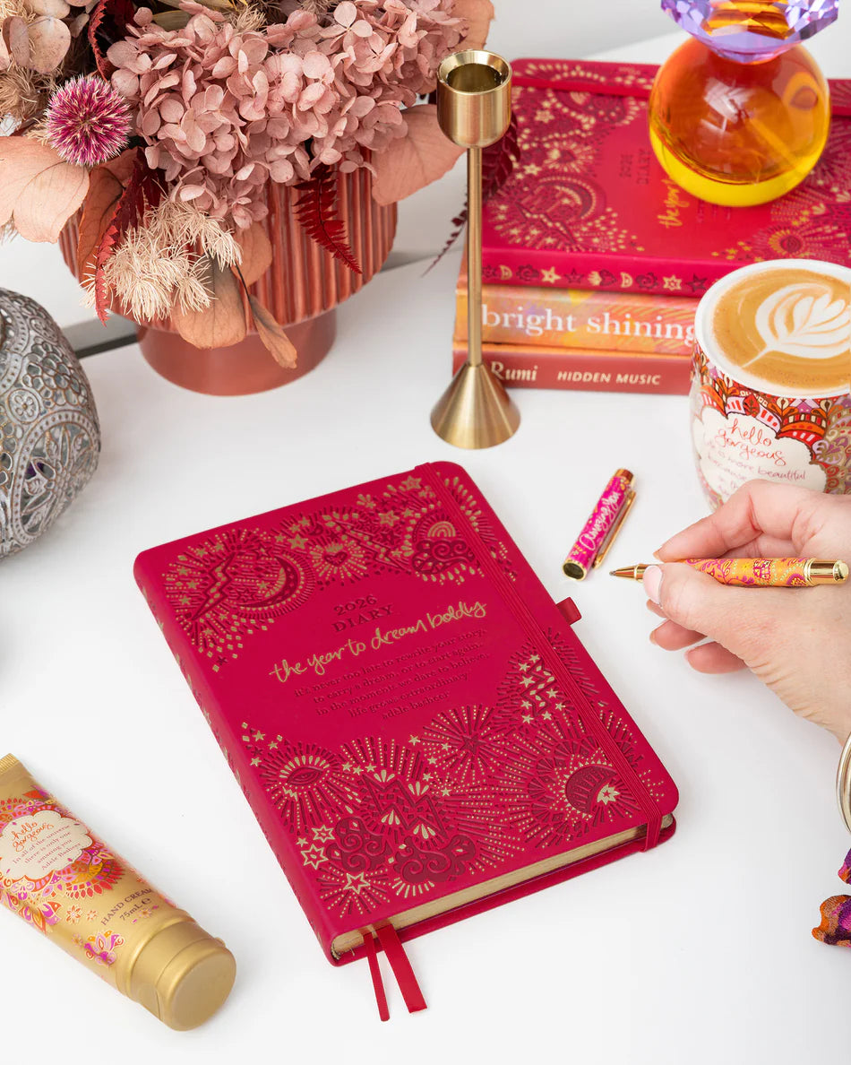 2026 Diary <br>The year to dream boldly <br>Radiant Ruby - IDALX26A