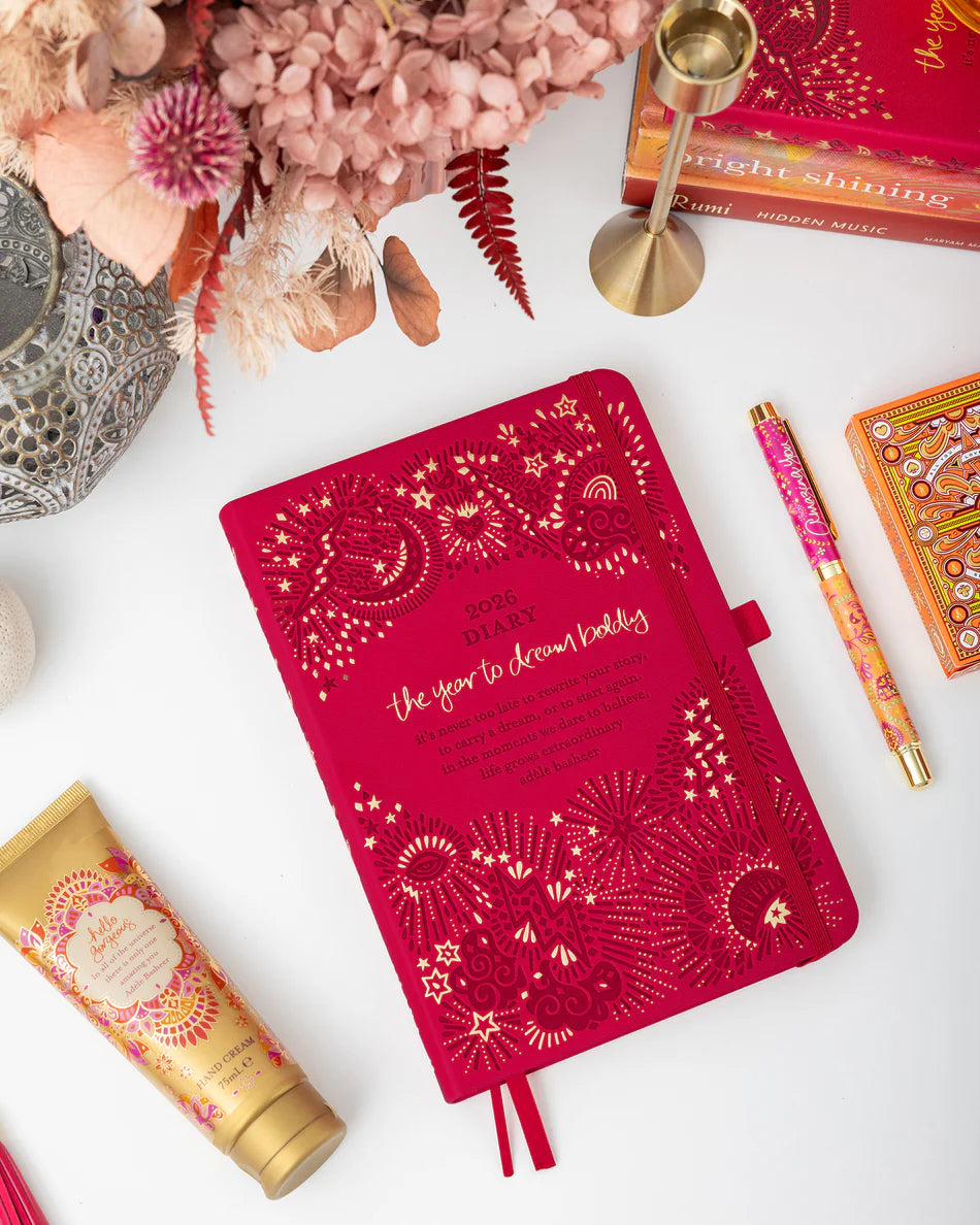 2026 Diary <br>The year to dream boldly <br>Radiant Ruby - IDALX26A