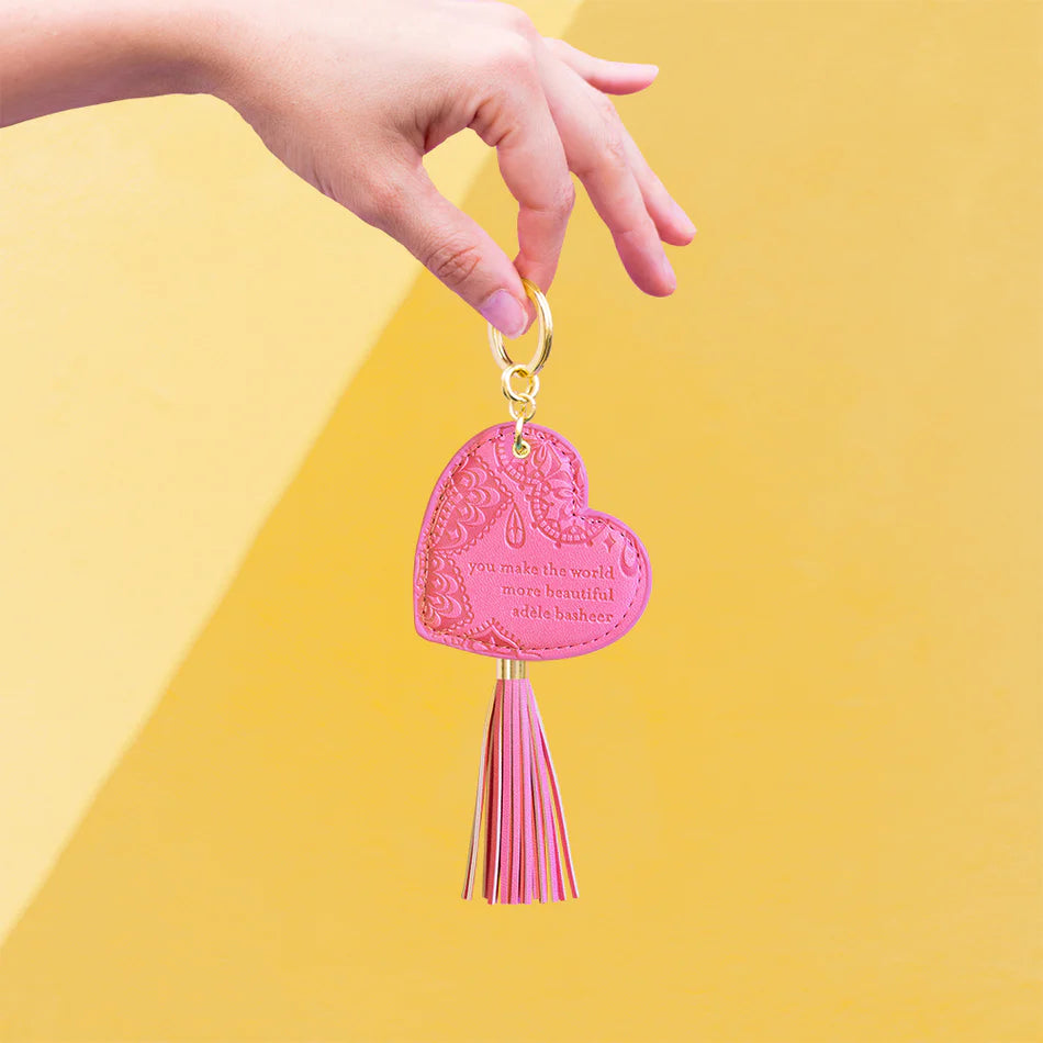 Luxe Key Chain Rose Quartz