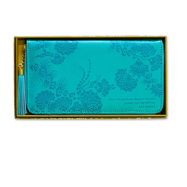 Travel Clutch in Gift box<br> Turquoise Twist - IGLX863313262