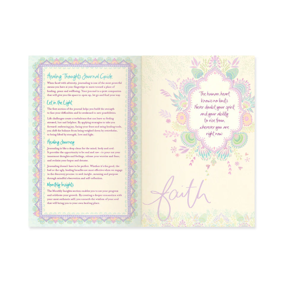 Healing Thoughts Guided  <br> Journal - ISCH31104B