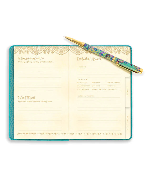 Luxe Travel Journal <br> Turquoise Twist <br> ISLX783313262