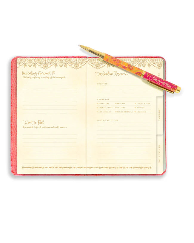 Luxe Travel Journal <br> Peach <br> ISLX7833191