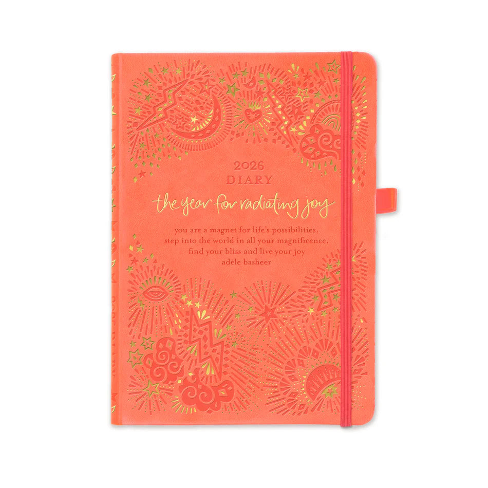2026 Diary<br> The year for radiating joy<br> Peach - IDALX26D