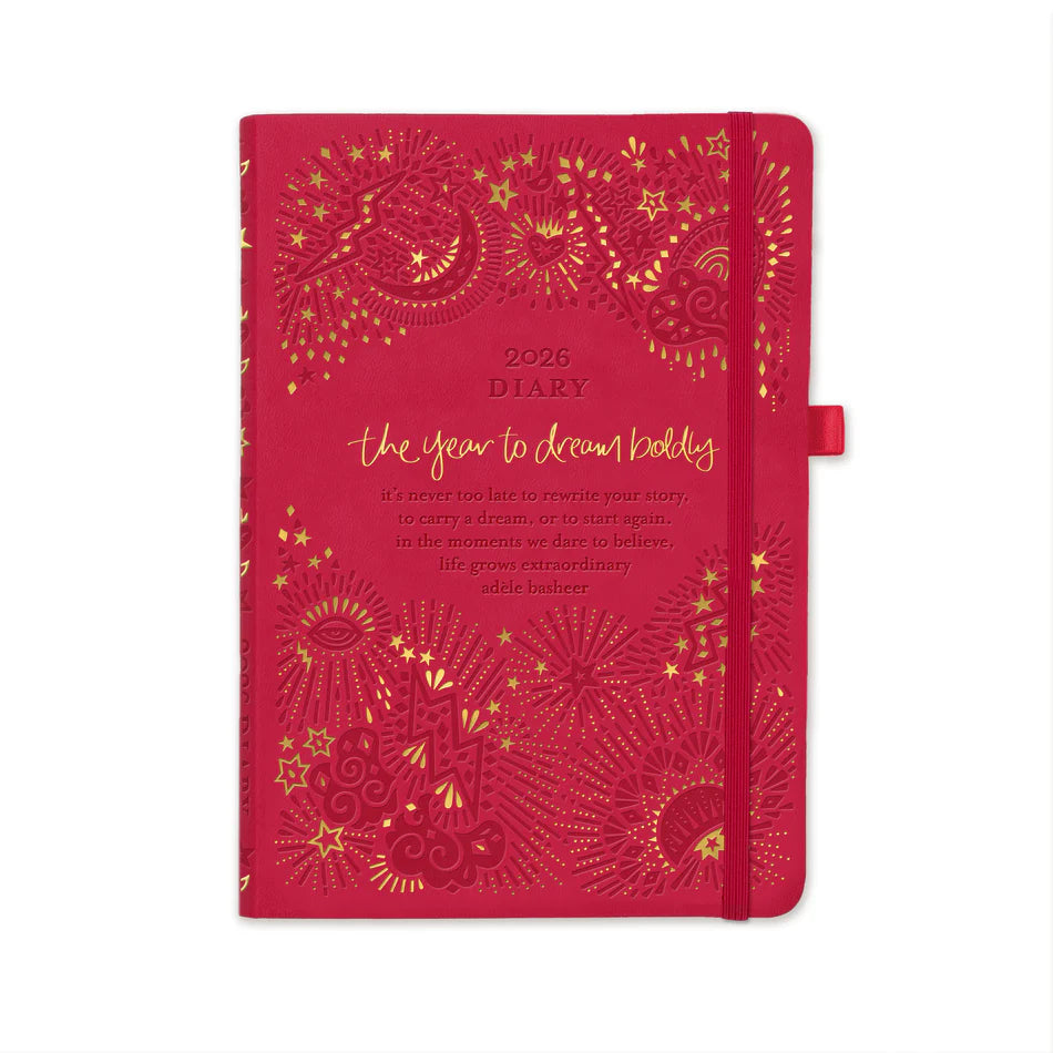 2026 Diary <br>The year to dream boldly <br>Radiant Ruby - IDALX26A
