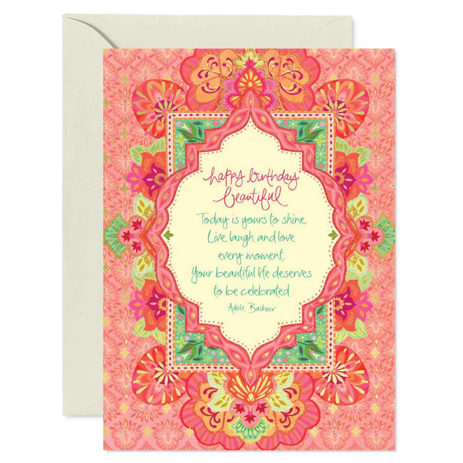 Birthday Beautiful Friend Greeting Card