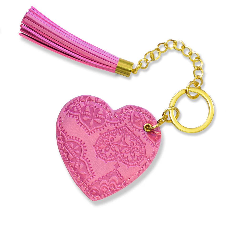 Luxe Key Chain Rose Quartz