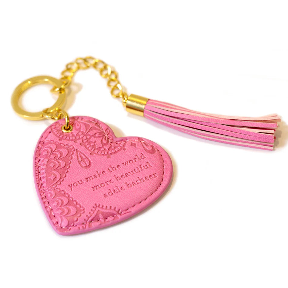 Luxe Key Chain Rose Quartz