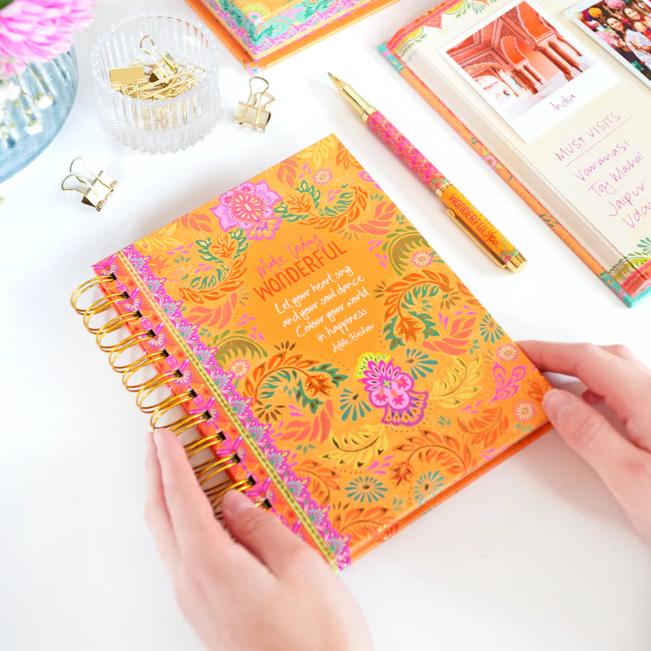 Live Life Wonderful Spiral Notebook
