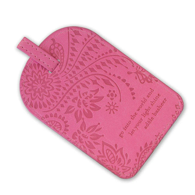 Rose Quartz Luggage Tag