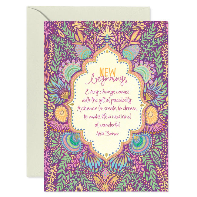 New Beginnings Greeting Card