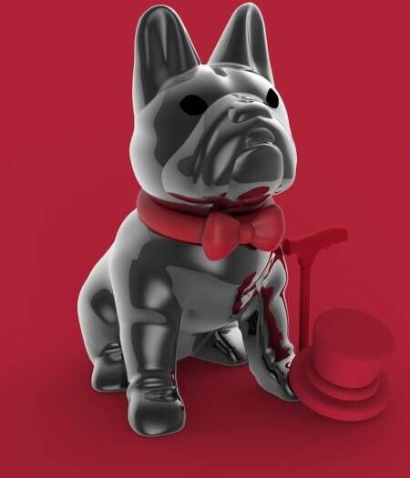 KEYCHAIN BULL DOG
