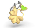 KEYCHAIN CLOVER 4 LEAF LUCK