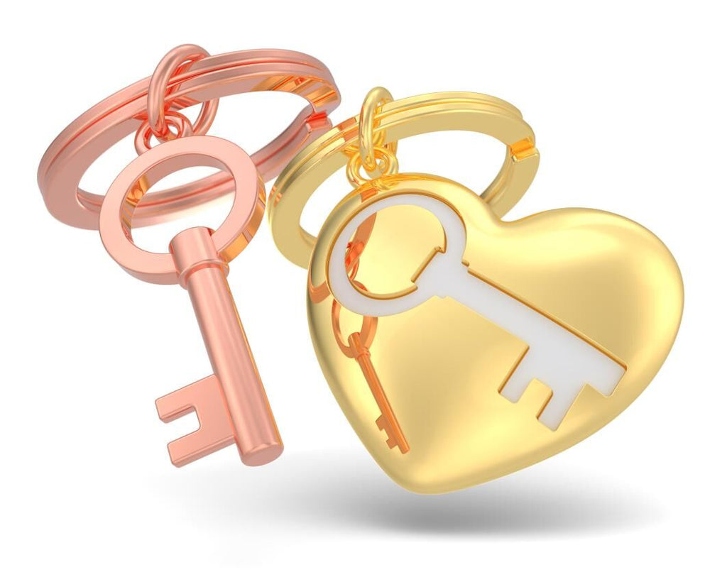 KEYCHAIN KEY TO MY HEART