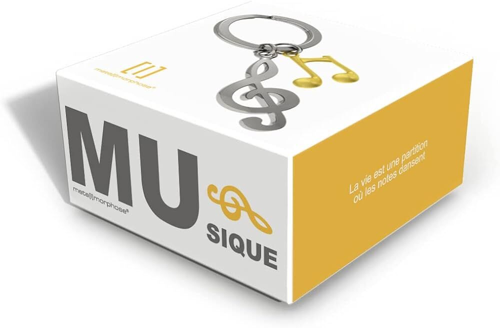 KEYCHAIN MUSIC NOTES