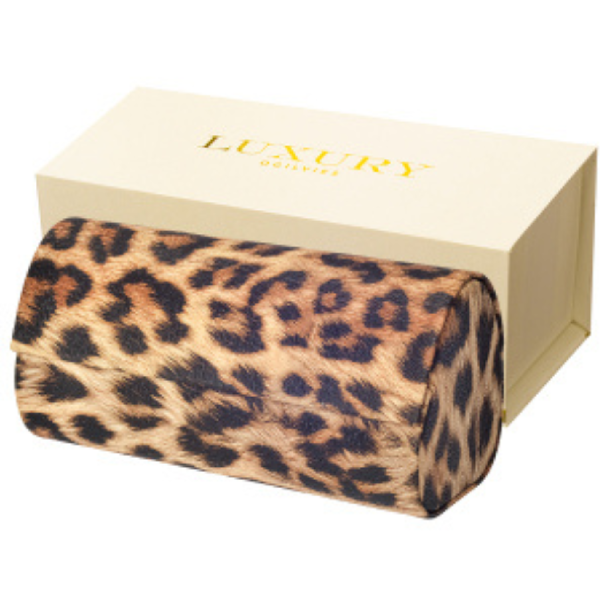 Luxury Glasses Case - Leopard