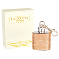 Diamonte Flask Key Ring - Rose