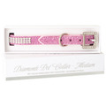 Diamonte Pet Collar - Pink M