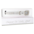Diamonte Pet Collar - Silver S