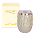 Diamonte Wine Tumbler/ Coffee Mug - Glitter Silver