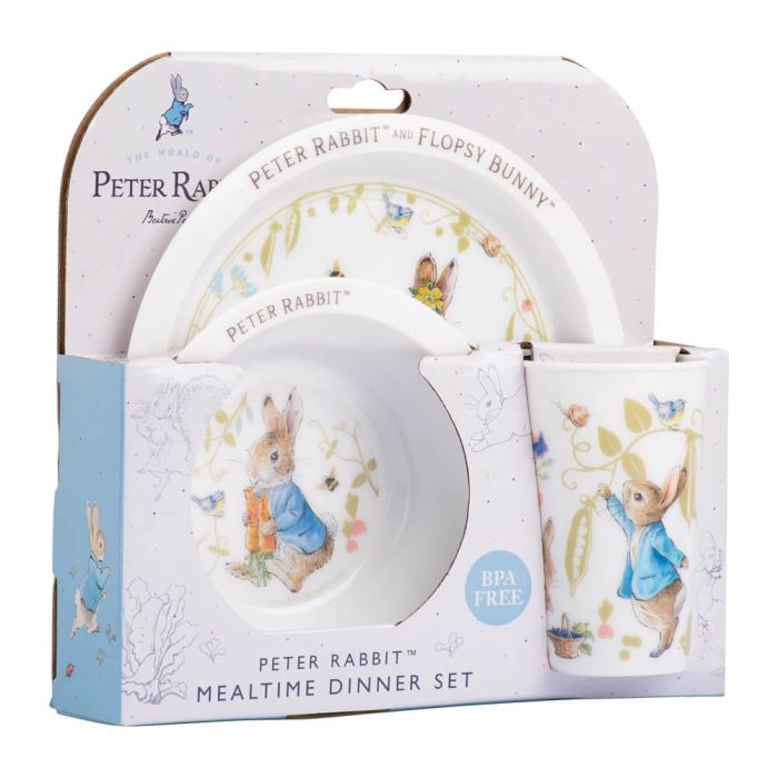 3PC DINNER SET: PETER RABBIT