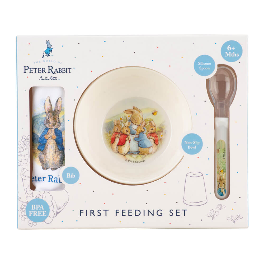 PETER RABBIT FIRST FEEDING SET