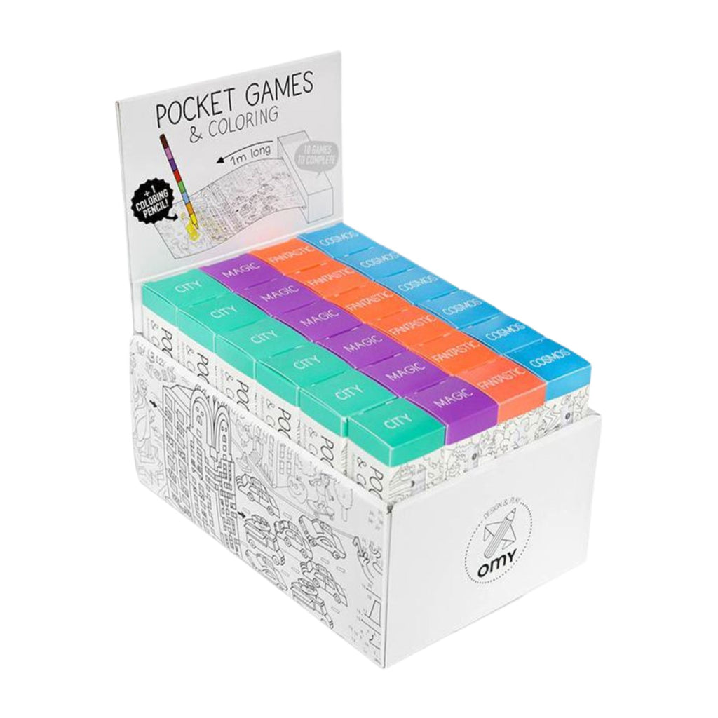 Pocket Games & Colouring Roll