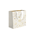 GIFT BAG -BOTANIC GOLD ON WHITE<br> MEDIUM