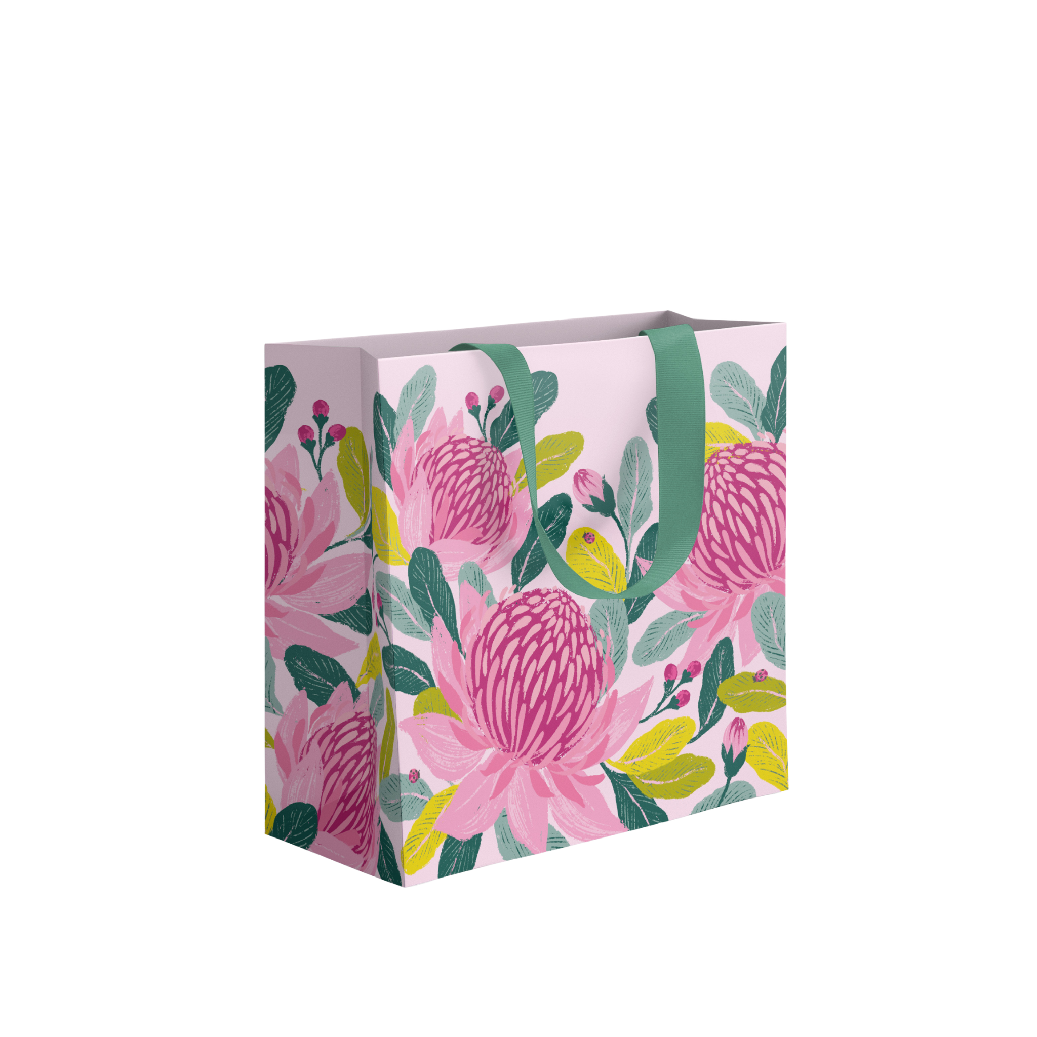 GIFT BAG - PINK WARATAHS <br> MEDIUM