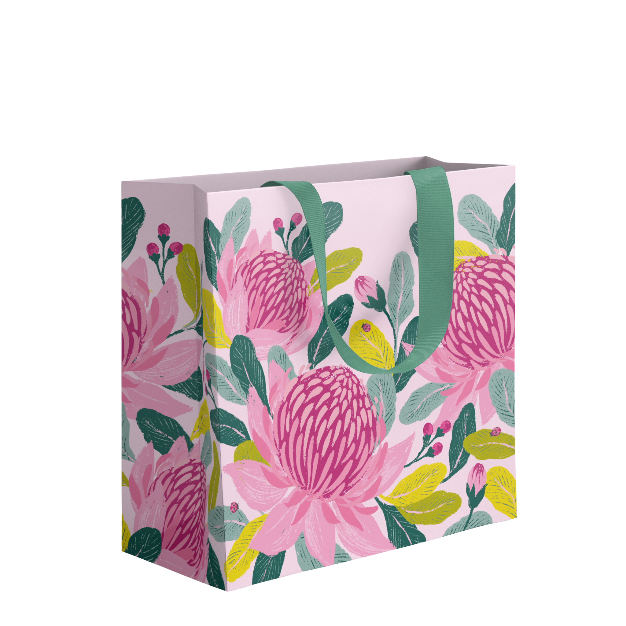 GIFT BAG - PINK WARATAHS <br> LARGE