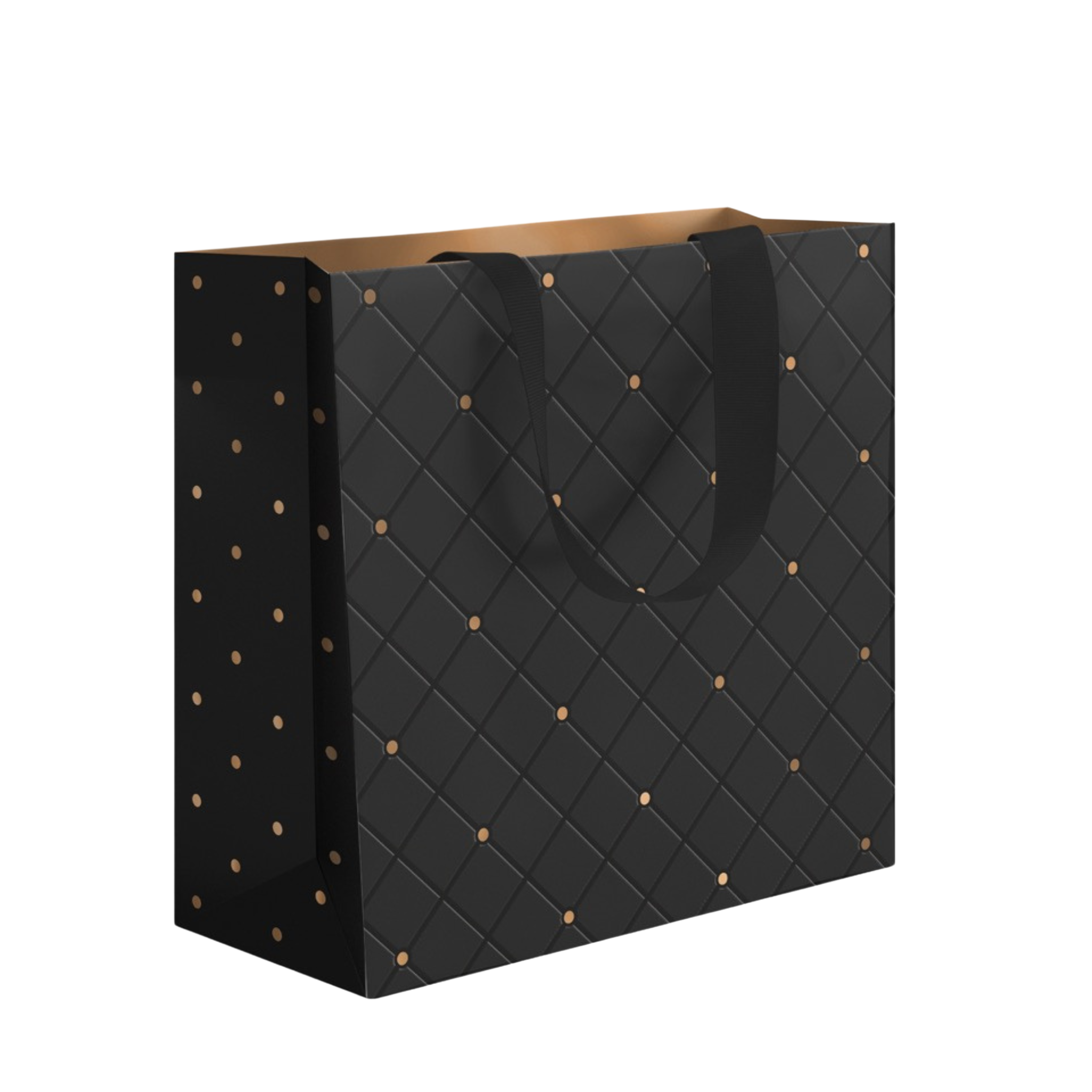GIFT BAG - QUILTED EBONY<br> LARGE