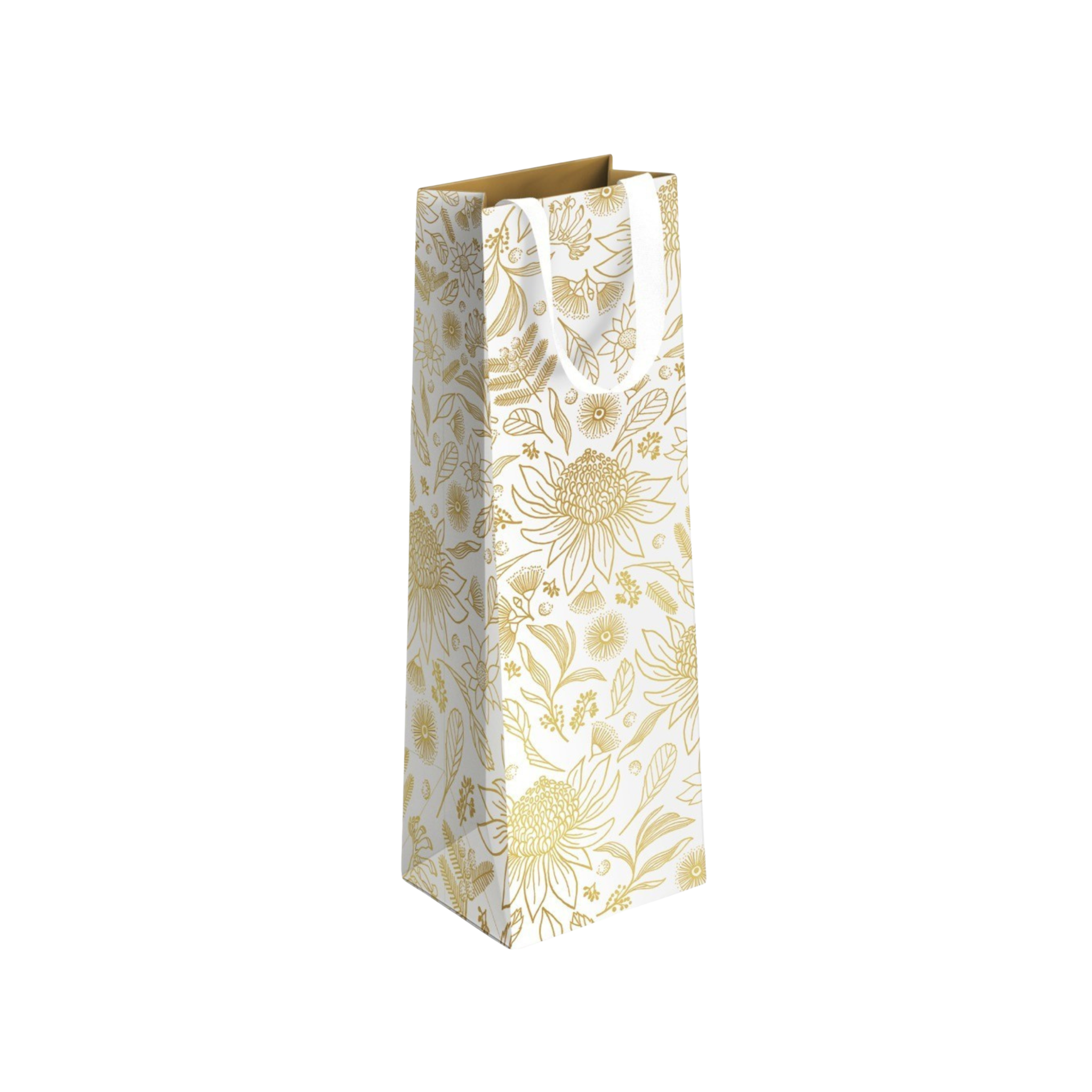 GBAG BTL BOTANIC GOLD ON WHITE