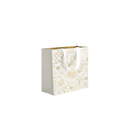 GIFT BAG -BOTANIC GOLD ON WHITE<br> SMALL