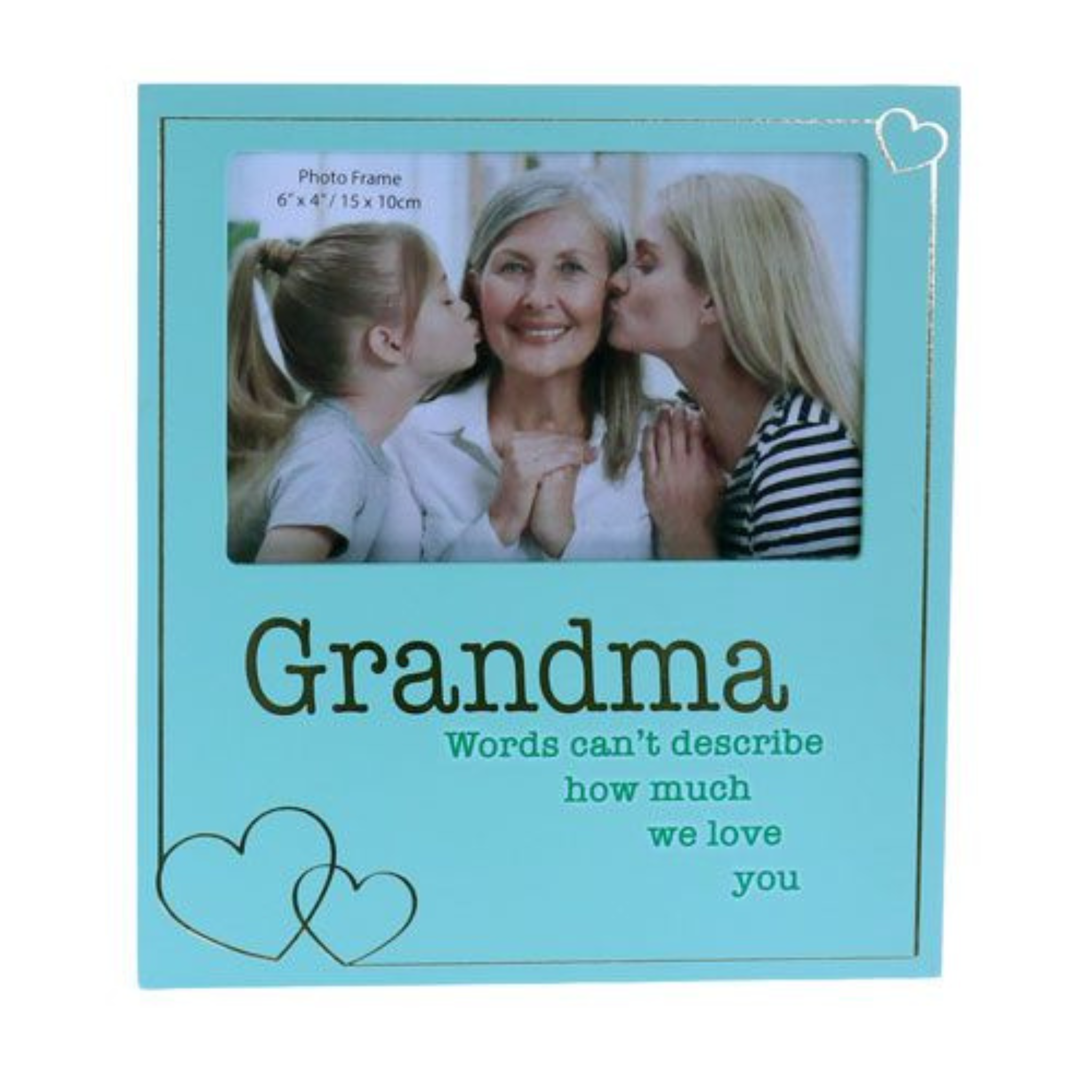 FRAME - GRANDMA FOIL HEART <br> 6x4