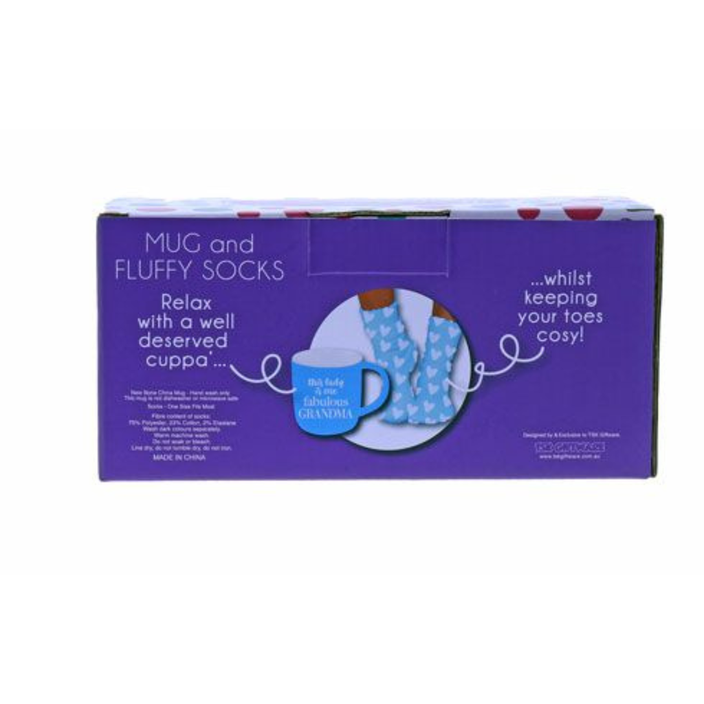 SOCK PACK<br>FAB GRANDMA MUG FLUFFY