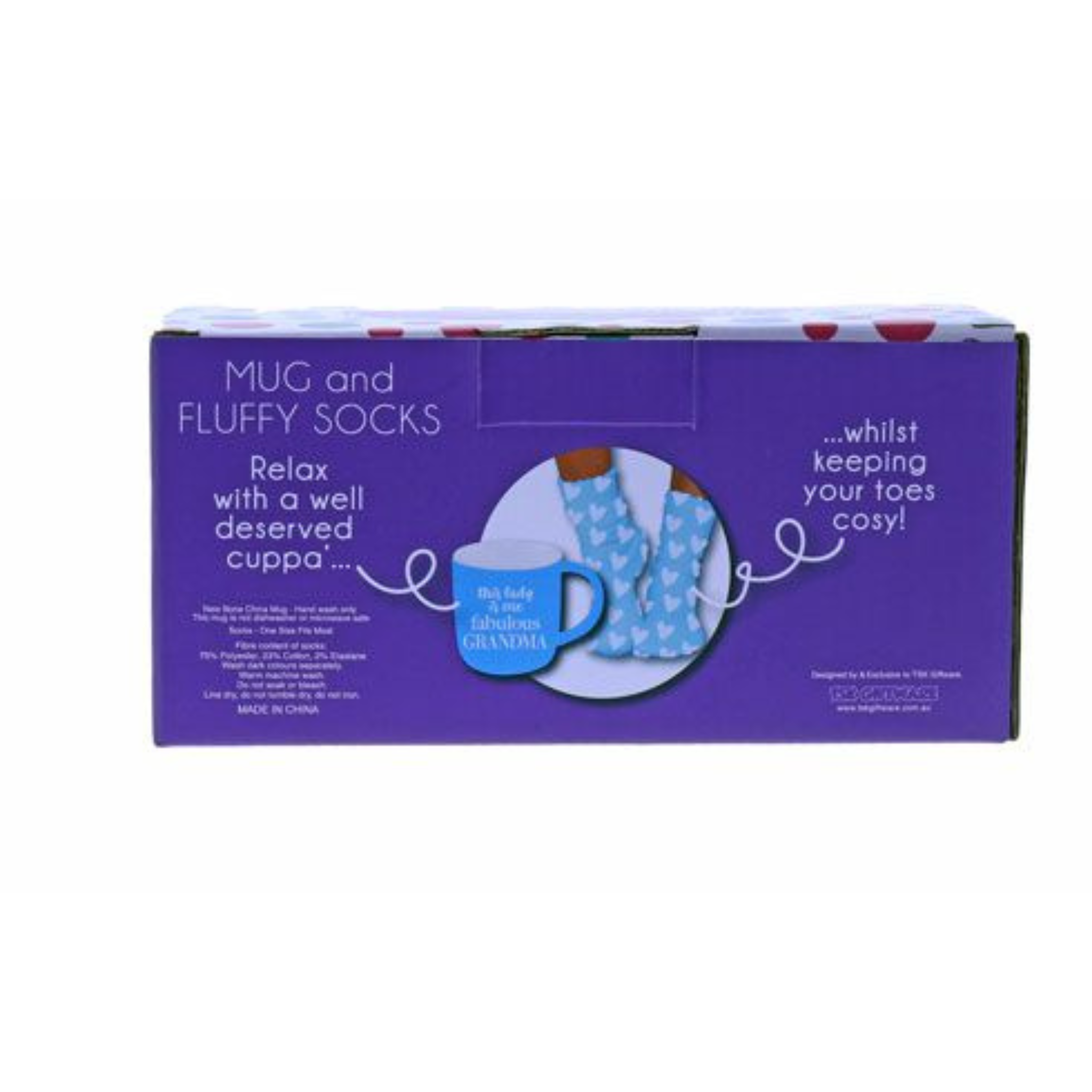 SOCK PACK<br>FAB GRANDMA MUG FLUFFY