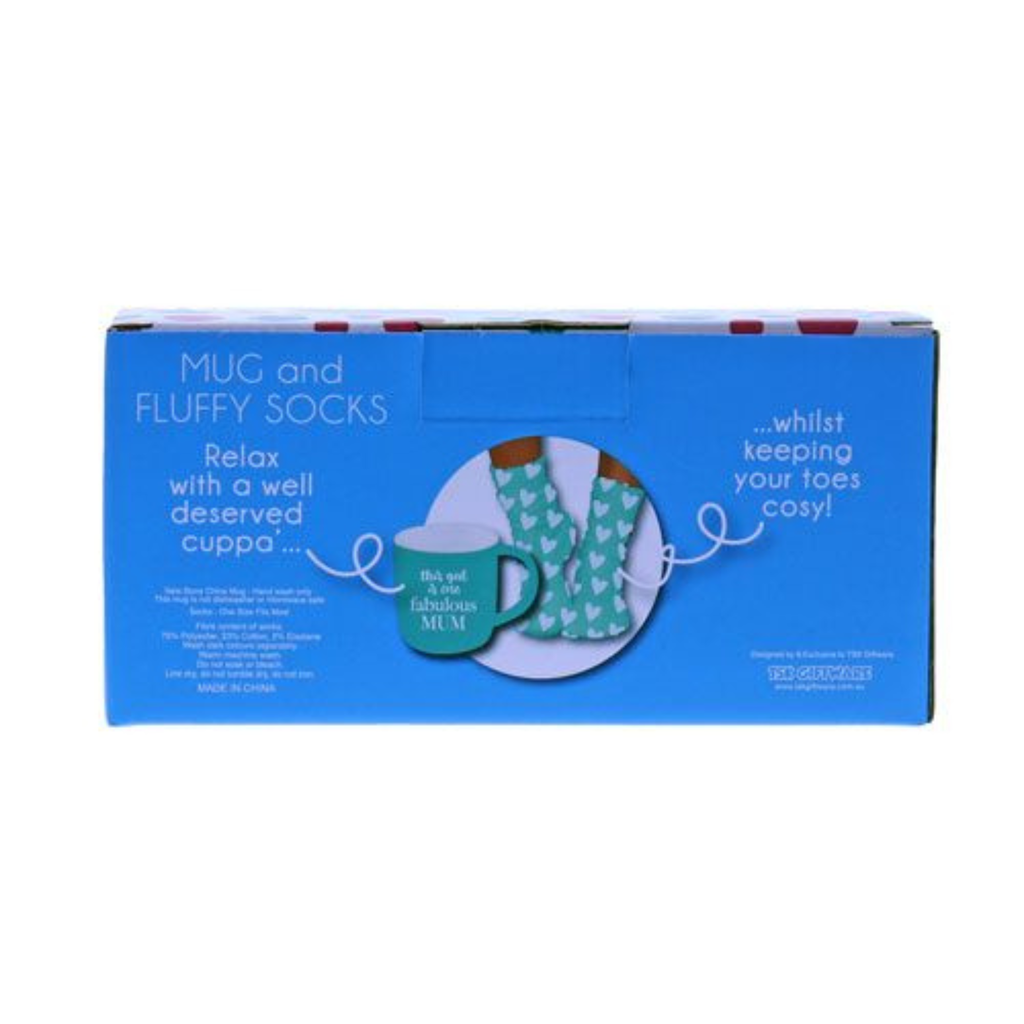 FAB MUM MUG FLUFFY SOCK PACK