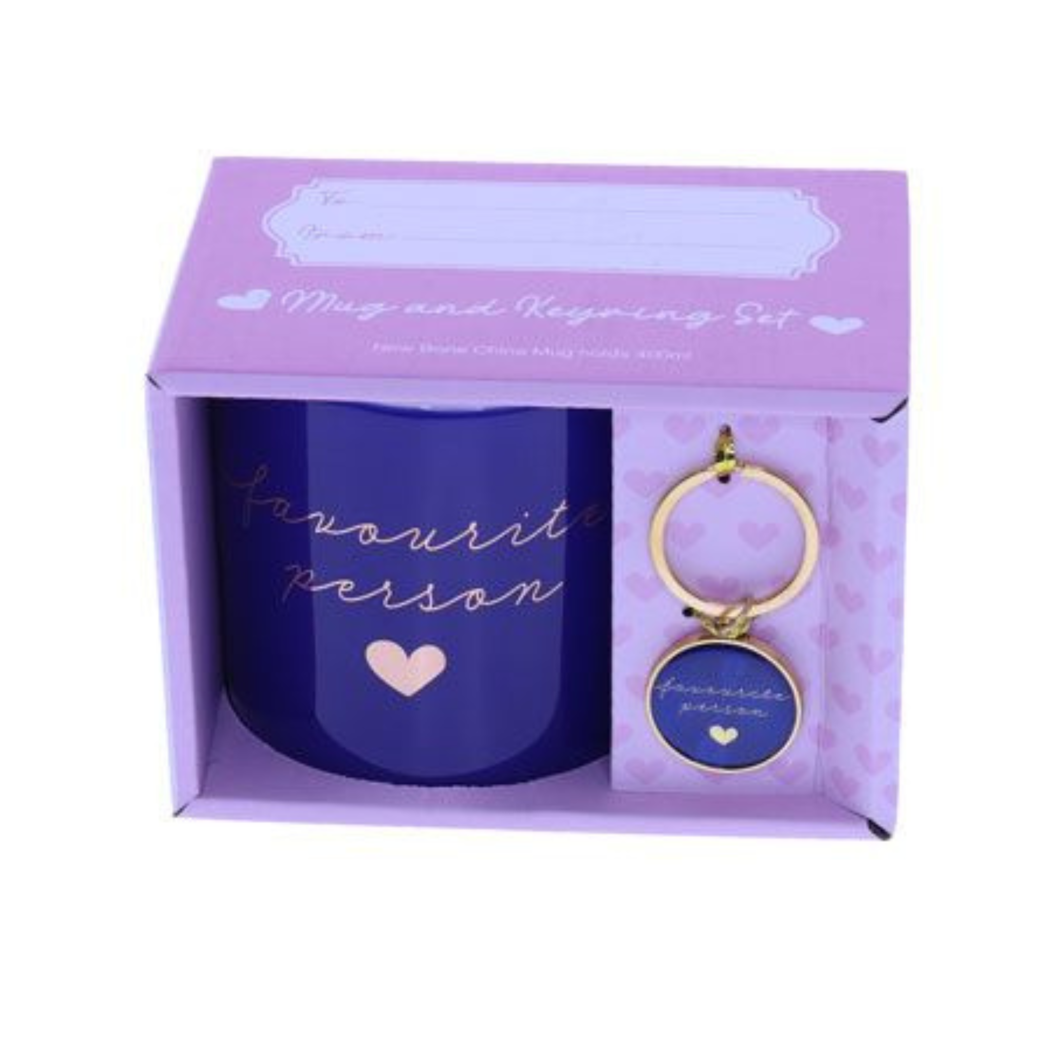 MUG KEYRING PACK<br>FAV PERSON GOLD