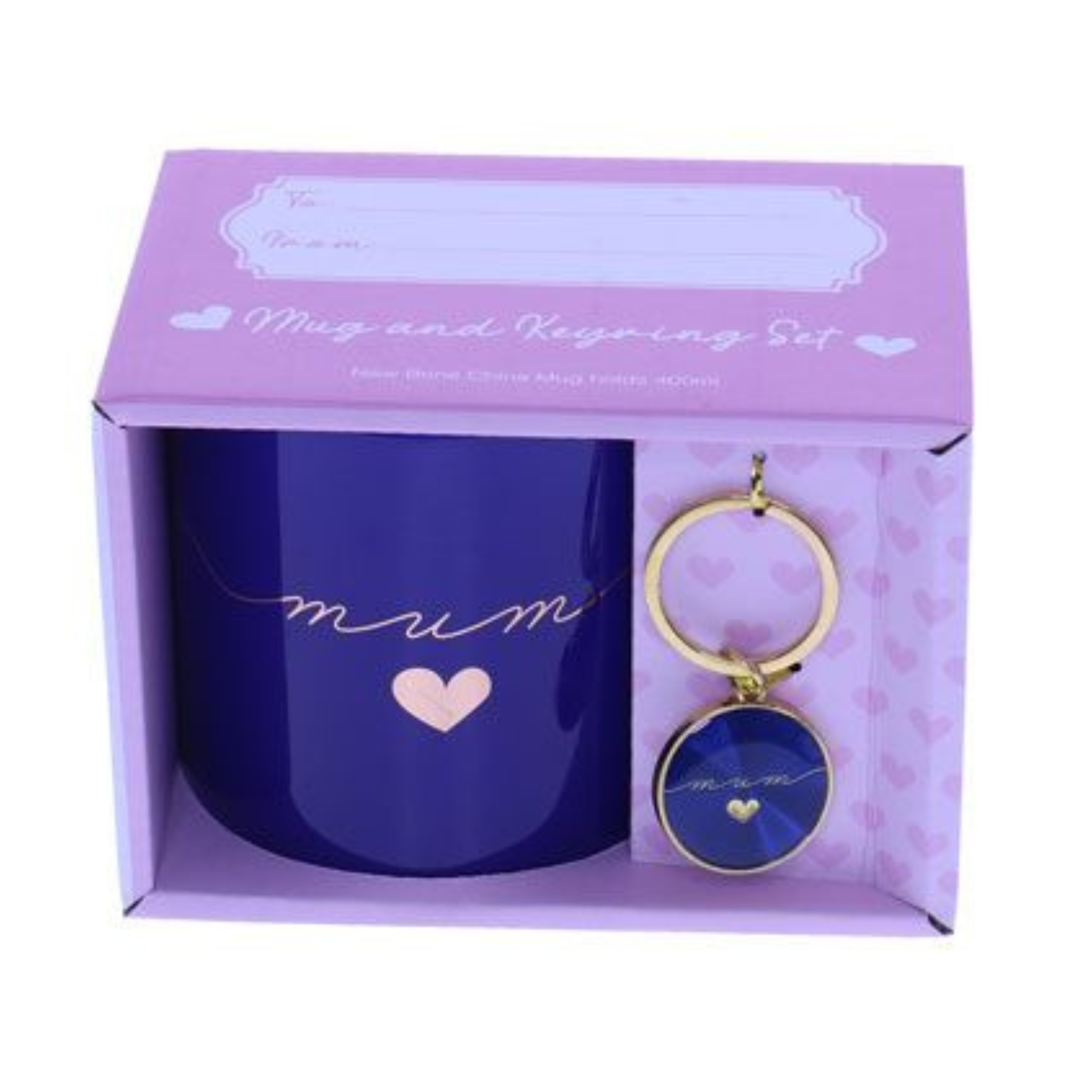 MUG KEYRING PACK<br>MUM GOLD FOIL