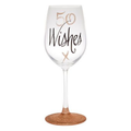 50 WISHES ROSE GOLD WINE GLASS