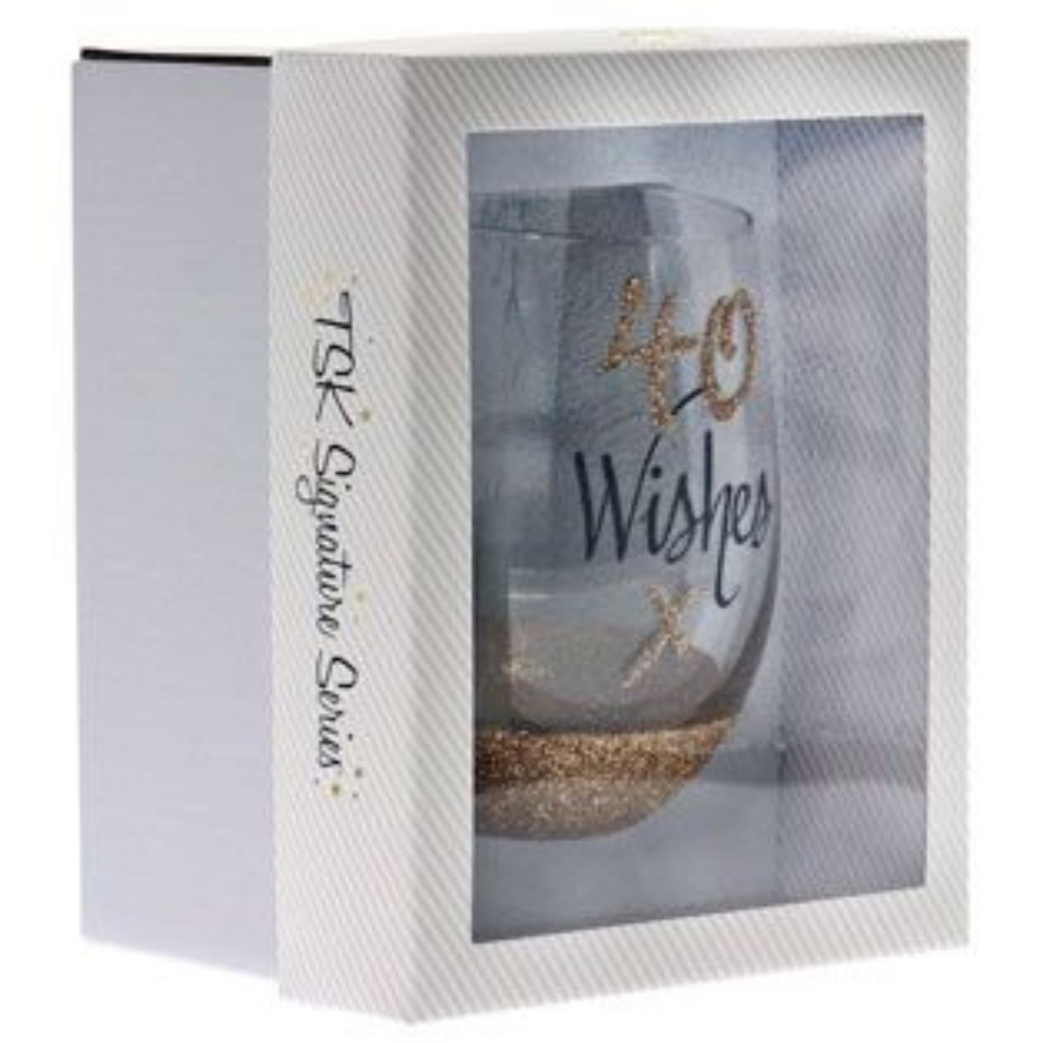 40 WISHES STEMLESS WINE GLASS