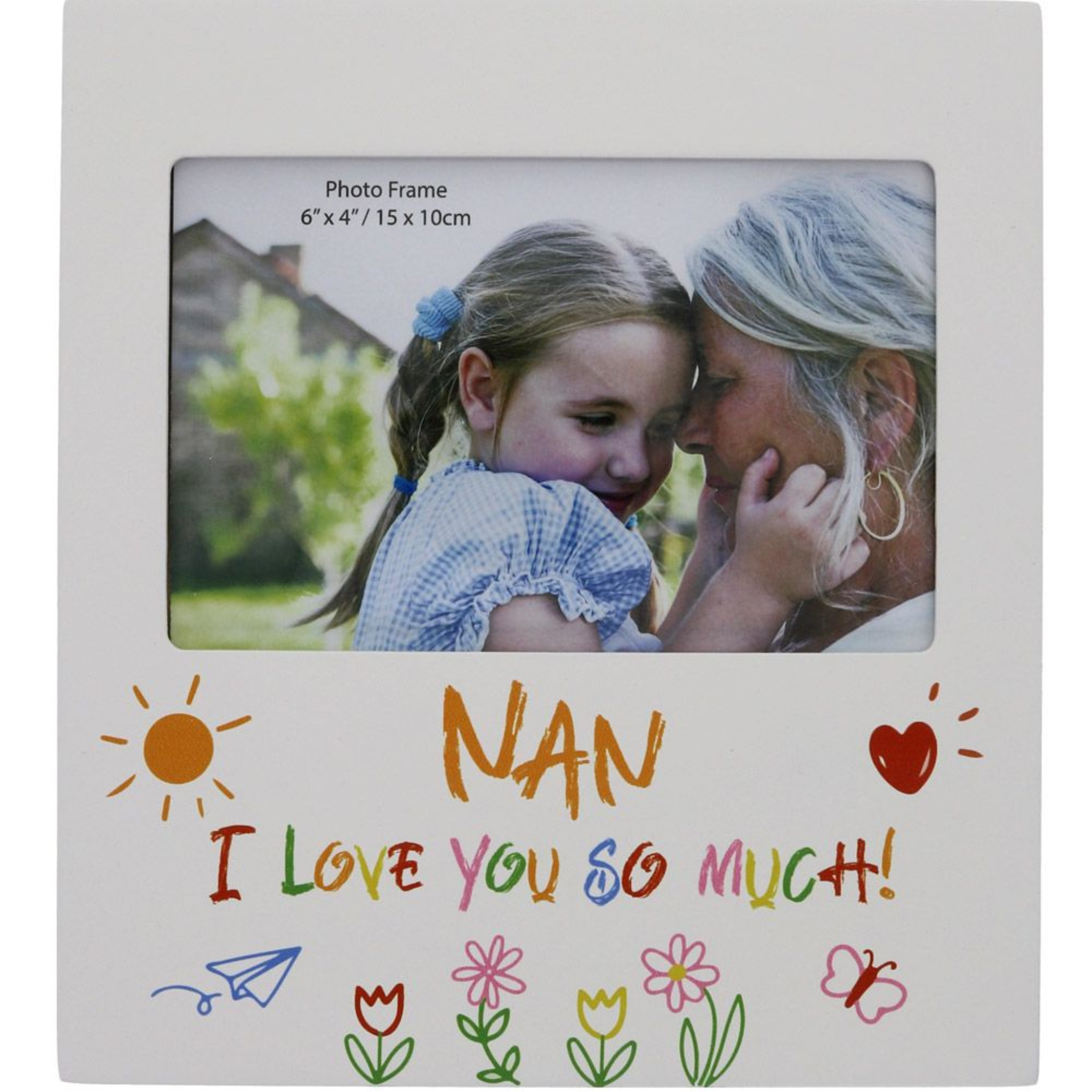 NAN LOVE YOU KID ART 6X4 FRAME