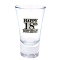 18 BLACK BADGE SHOT GLASS