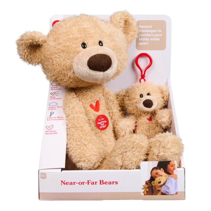 GUND Toothpick Near-or-Far Bear Set with Voice Recorder