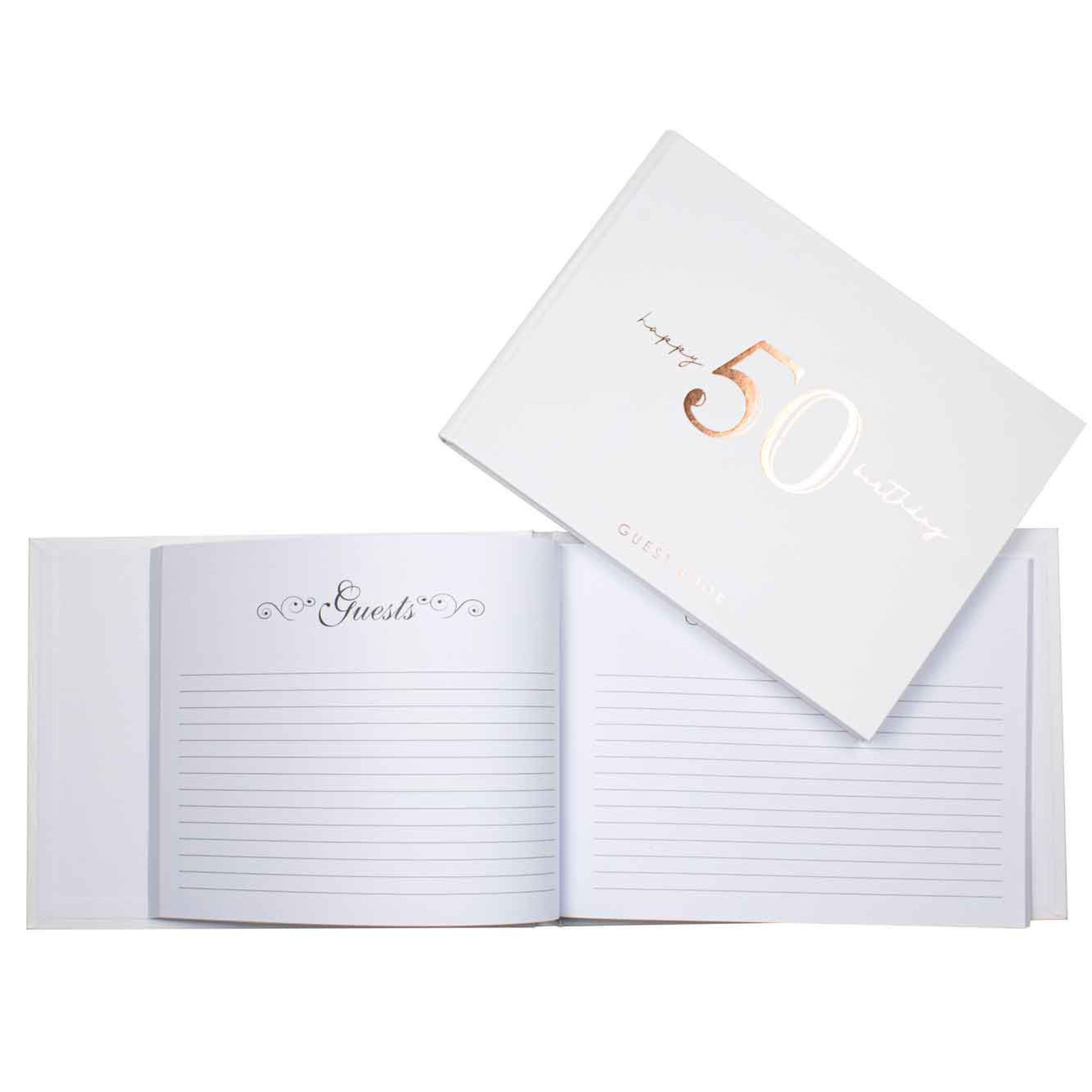 50TH ROSE GOLD GUEST BOOK