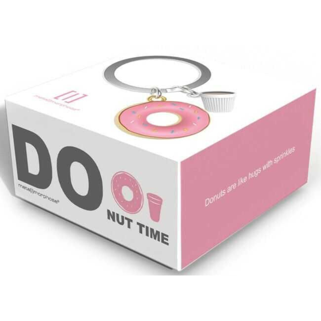 KEYCHAIN DONUT W/CUP OF COFFEE