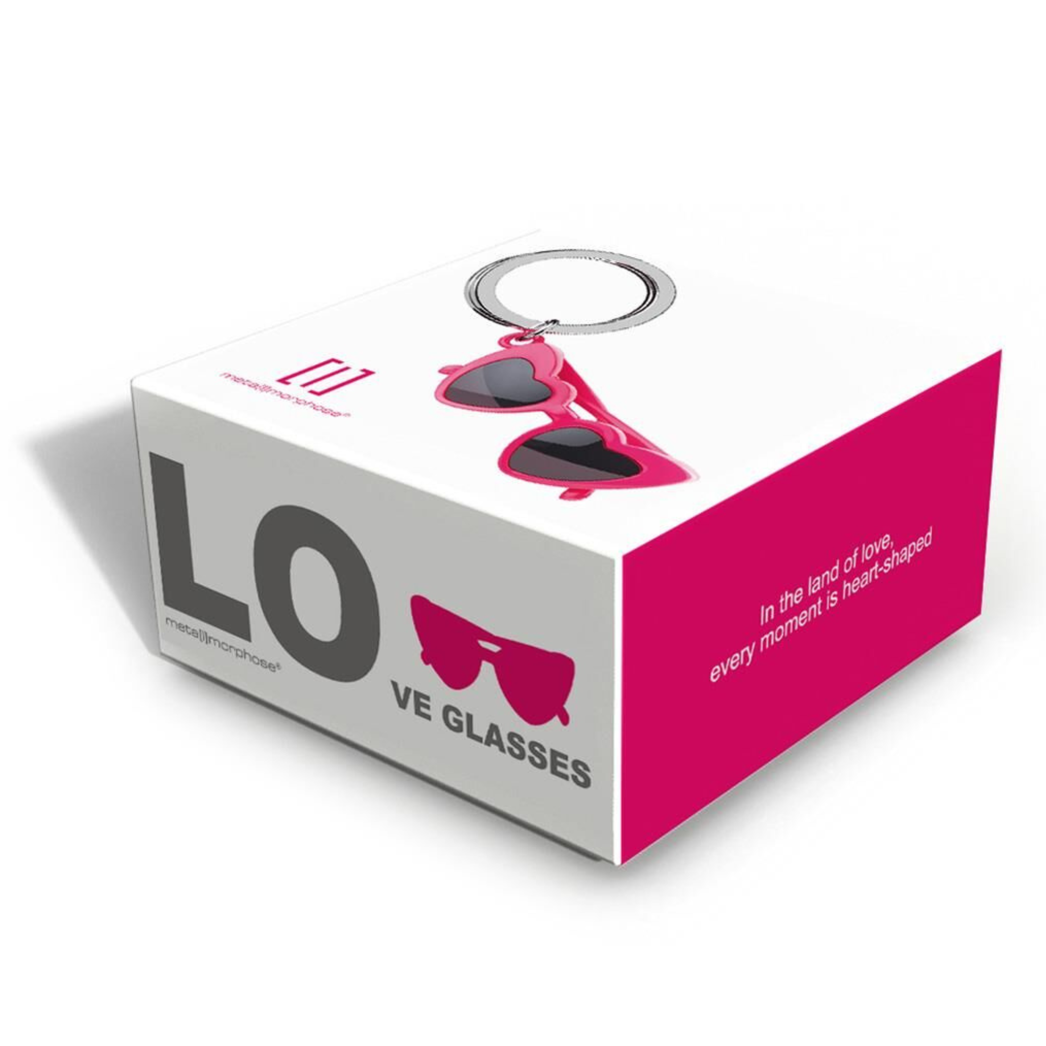 KEYCHAIN HEART SUNGLASSES
