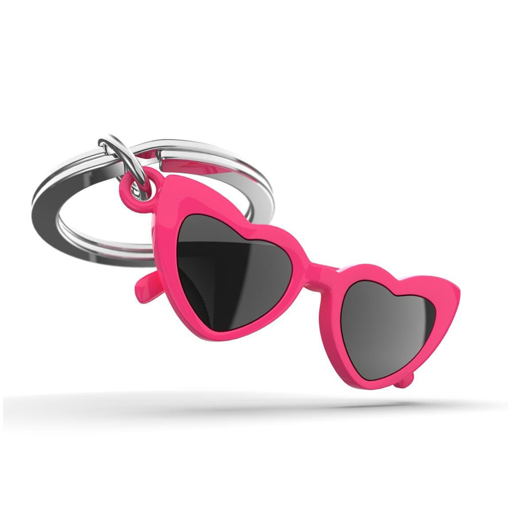 KEYCHAIN HEART SUNGLASSES